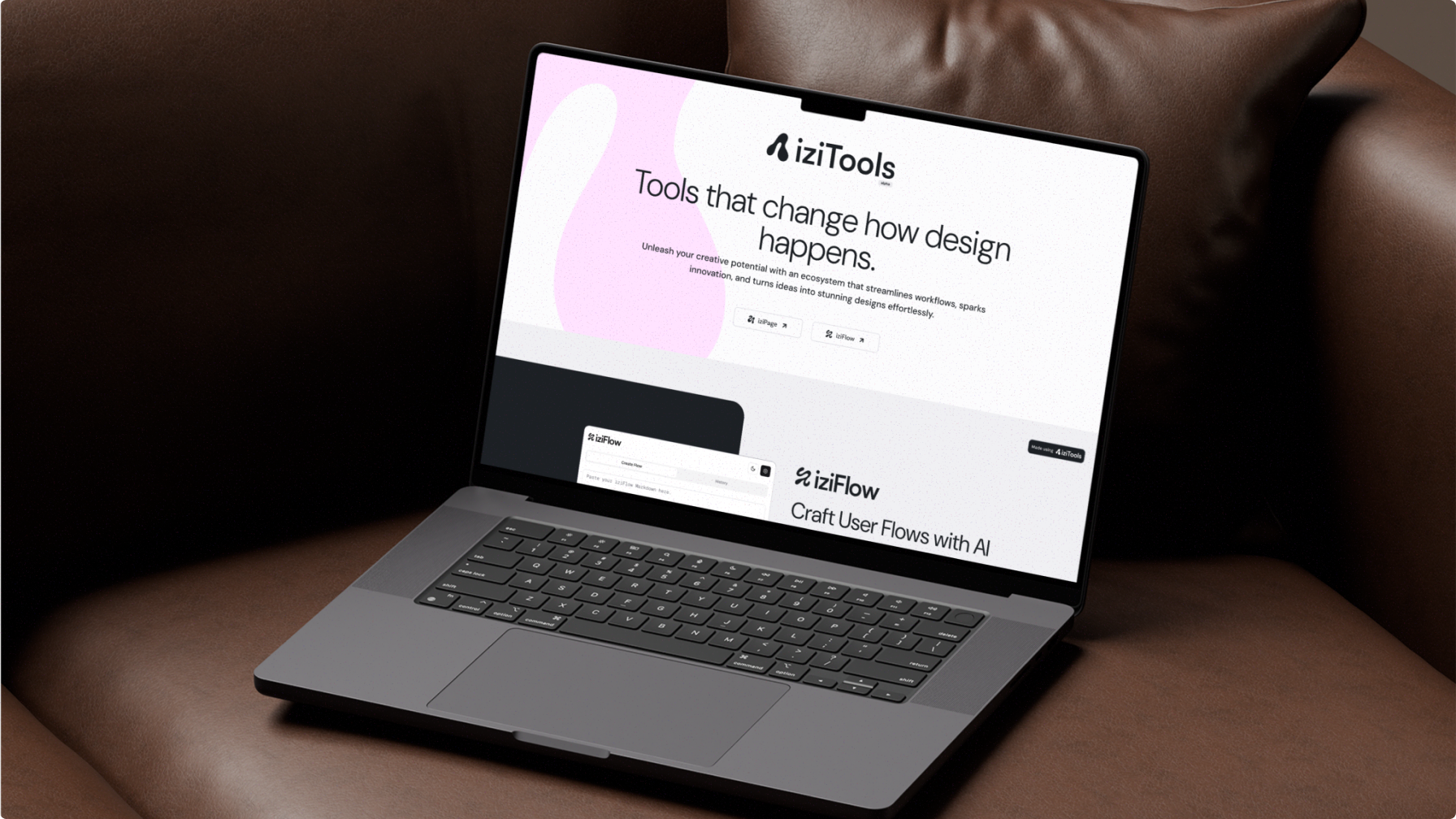 iziTools Project Cover - UI/UX Design - Product Design - Branding