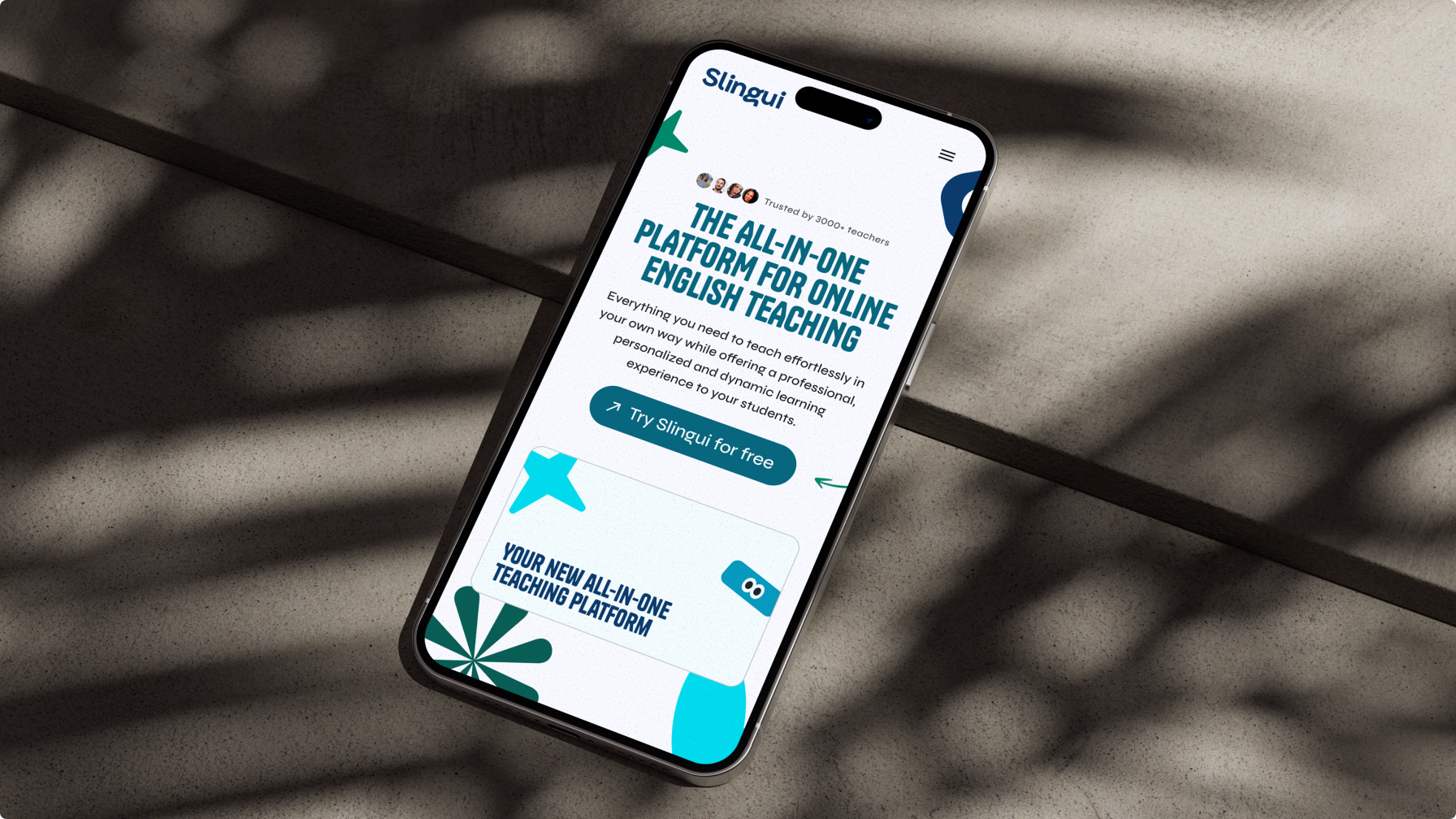 Slingui Project Cover - UI/UX Design - Product Design - Branding